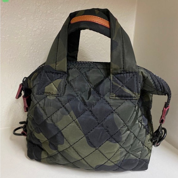 Camo quilted nylon mini handbag MZ Sutton inspired like new - Picture 7 of 14